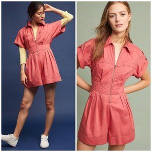 Anthropologie Utility Romper